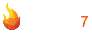 vulcan 7 logo white