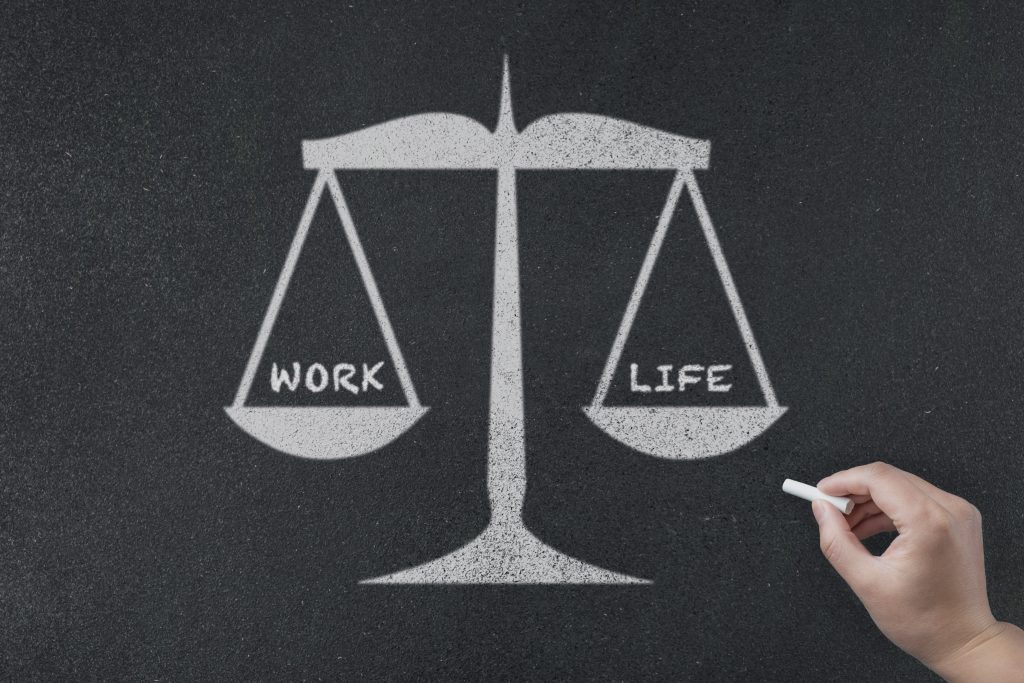 Work Life Balance graphic