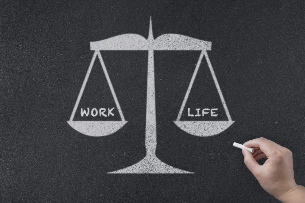 Work life balance graphic
