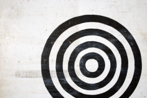 ThinkstockPhotos-126520440 copy Black and white bullseye target