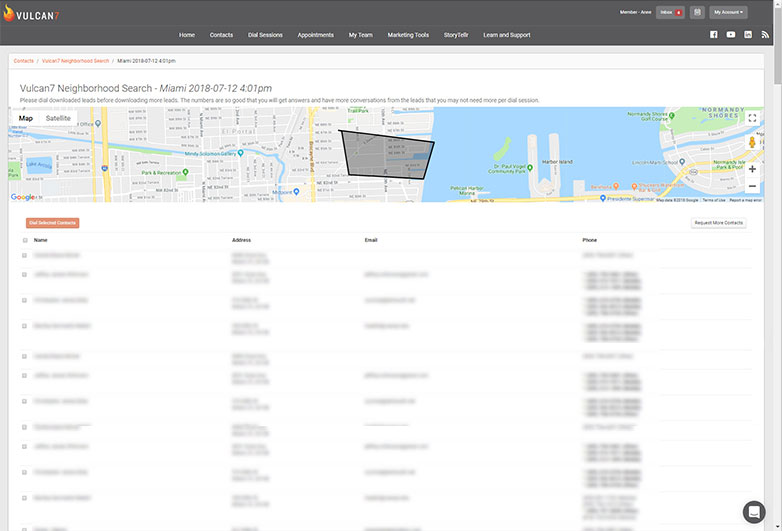 screenshot of webpage neighborhood search