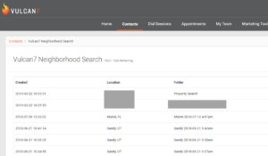 vulcan7 neighborhood search website screenshot