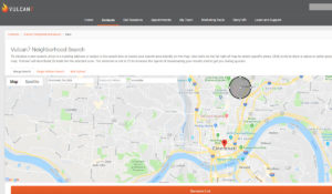 neighborhood search webpage screenshot