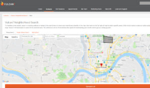 neighborhood search webpage screenshot