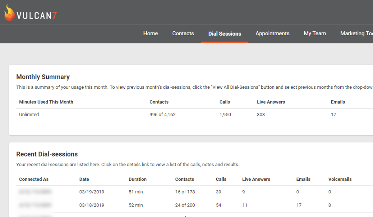 Vulcan 7 website screenshot
