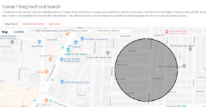neighborhood data screenshot