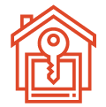 house and key icon