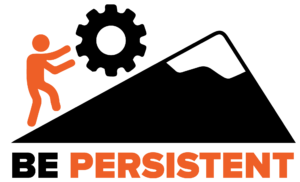Be persistent graphic 