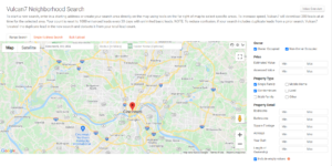 Map webspage screenshot 